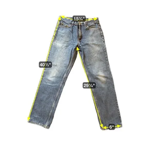 Red Head Regular Fit Straight Leg Mens Denim Jeans 32x32 - Picture 3 of 10